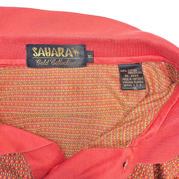 Sahara Gold Collection Dallas Morning News Texas Cup Golf‎ Polo XL - Picture 3 of 6